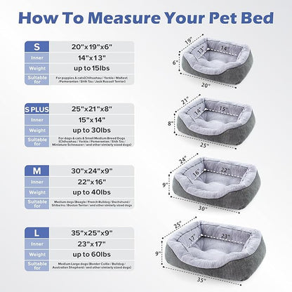 INVENHO Large Dog Beds Large Sized Dog Washable, Orthopedic Warming Soft - Image 5
