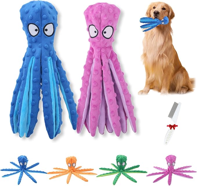 2025 New Upgrade Interactive Chew Pet Toy No Stuffing Bite-Resistant Squeaky by Unknown
