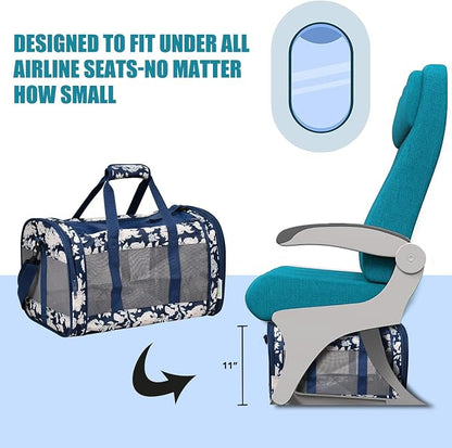 Soft-Sided Kennel Pet Carrier for Small Dogs, Airline Approved Cat Carriers Dog - Image 4