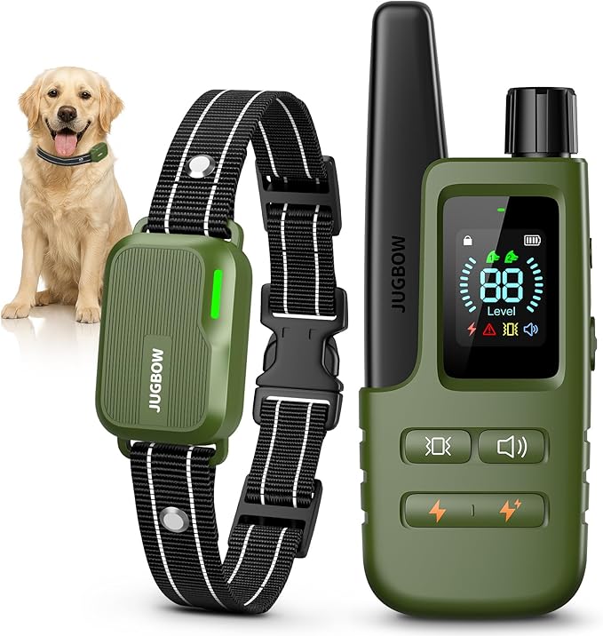 Jugbow Dog Shock Collar - 4500FT Dog Training Collar by FollowJugbowtoGetSurprise