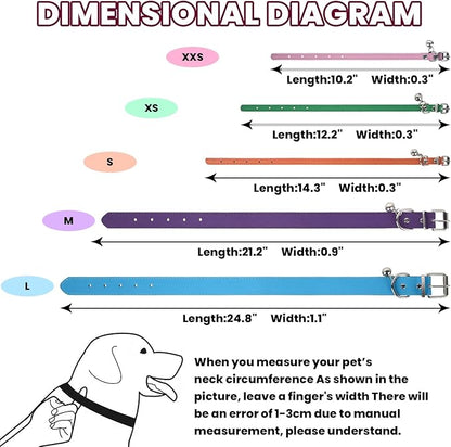 XS Dog Collar for Teacup Adjustable Teacup Dog Collar for Small Medium Large - Image 2