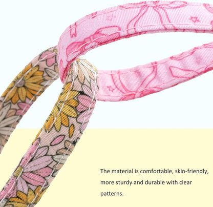 Faygarsle 2 Pack Pink Bow Floral Pattern Cat Collars Breakaway Safety Collar - Image 6