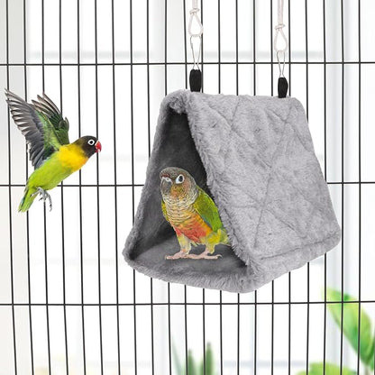 Wontee Bird Nest House Warm Bird Bed Hanging Hammock Snuggle Hut - Image 2