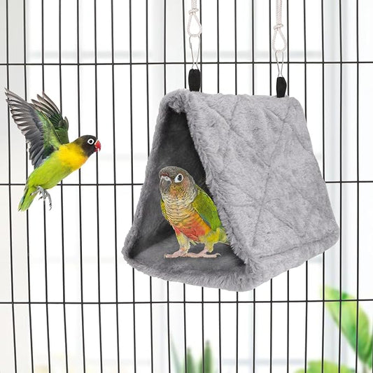 Wontee Bird Nest House Warm Bird Bed Hanging Hammock Snuggle Hut - Image 2