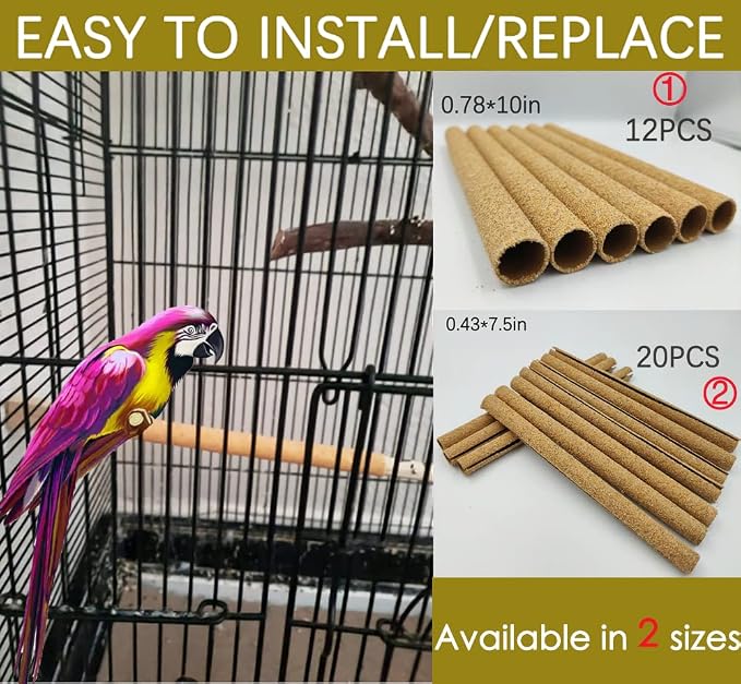 12Pcs Sand Perch Covers for Birds - Image 6