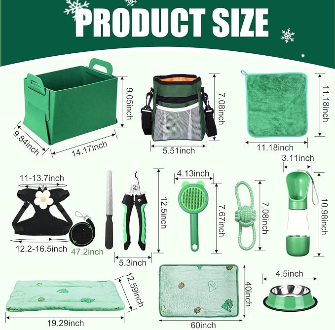 Abbylike 50 Pcs Puppy Supplies Starter Kit - Image 2