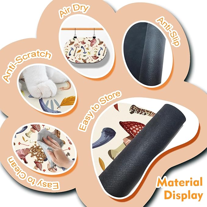 Large Pet Feeding Mat – 28''x17'' Absorbent Dog Mat - Image 3