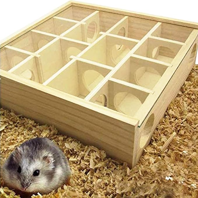 Allazone Wooden Maze Tunnel Toy - Image 6