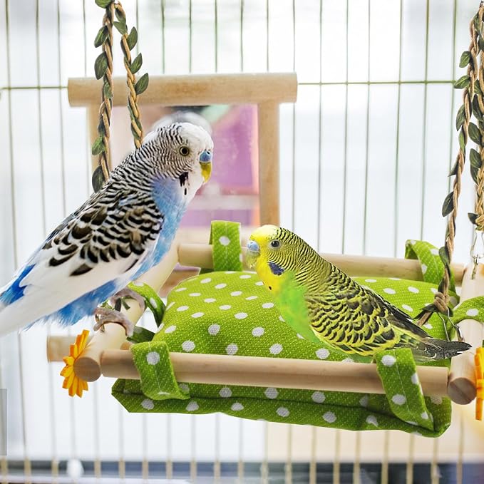 Bird Toy Climbing Hammock Nest Hanging Bird Bed - Image 7