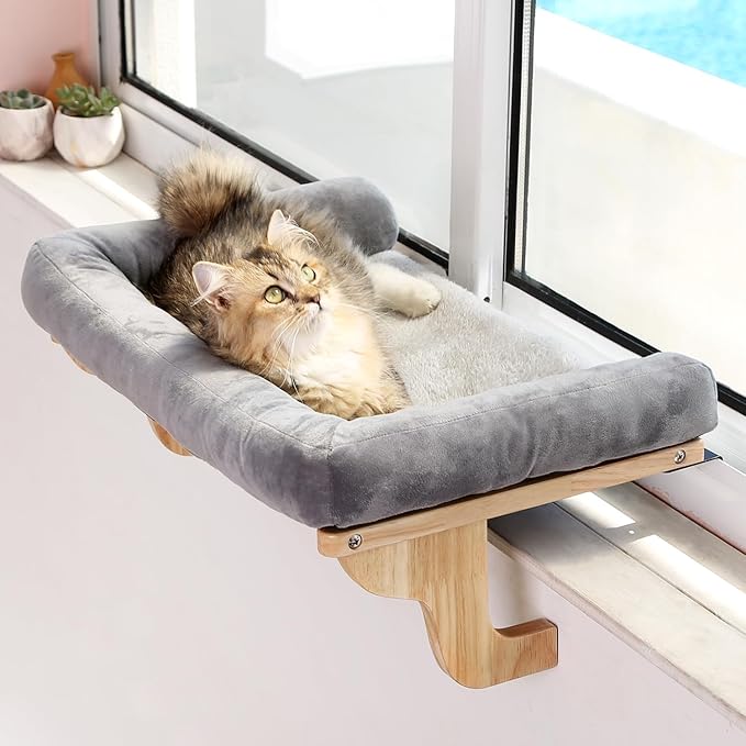 Zakkart Cat Perch for Window Sill by Zakkart