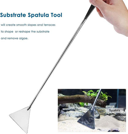 Capetsma Aquascape Long Stainless Steel Plant Tools Set - Image 4