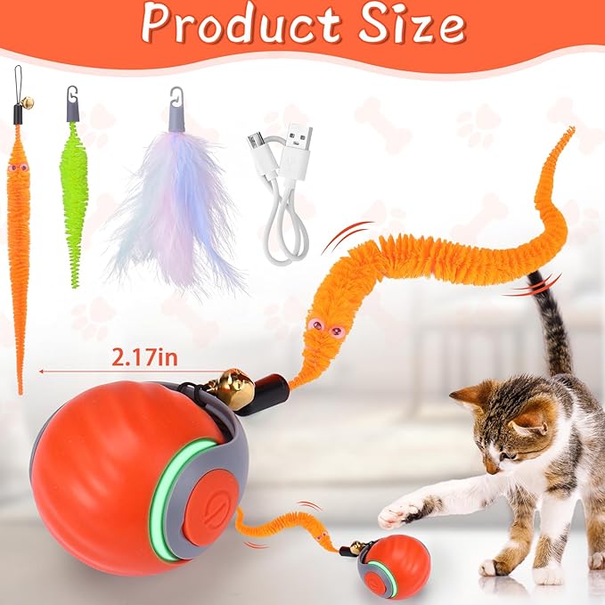 BABORUI Interactive Cat Toy Ball - Image 5