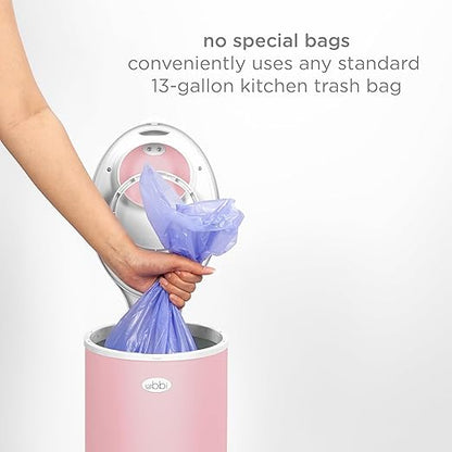 Ubbi Stainless Steel Diaper Pail, Odor Locking, No Special Bag Required - Image 5