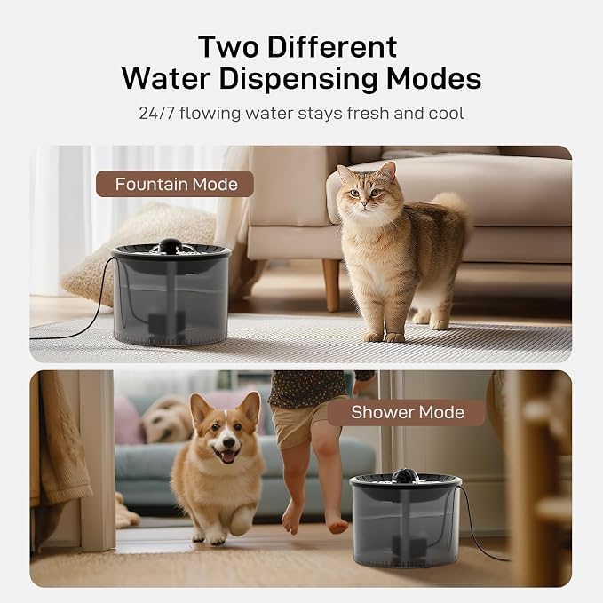 Automatic Cat Feeder and Water Fountain: 3L Timed Precise Cats Food Dispenser& - Image 4