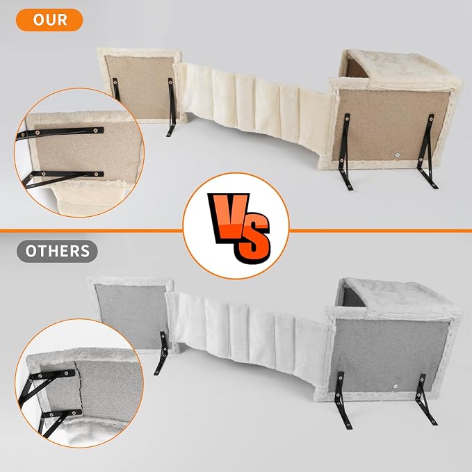 Cat Wall Shelves, Space-Saving Wall-Mounted Cat Climber Set - Image 6