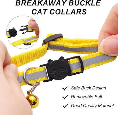 12 Pcs Reflective Breakaway Cat Collars - Image 3