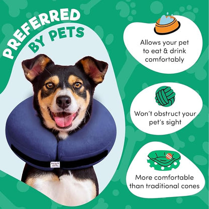 BENCMATE Inflatable Dog Cone Collar Alternative, Soft Dog Cone - Image 5