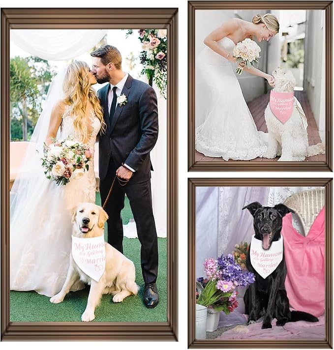 SZEE Bridal Shower Gifts for Bride, 2 Pack My Humans are Getting Married Dog - Image 6