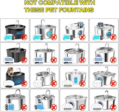 Fountain Filter Replacement Set – 18 Pack – Compatible - Image 4