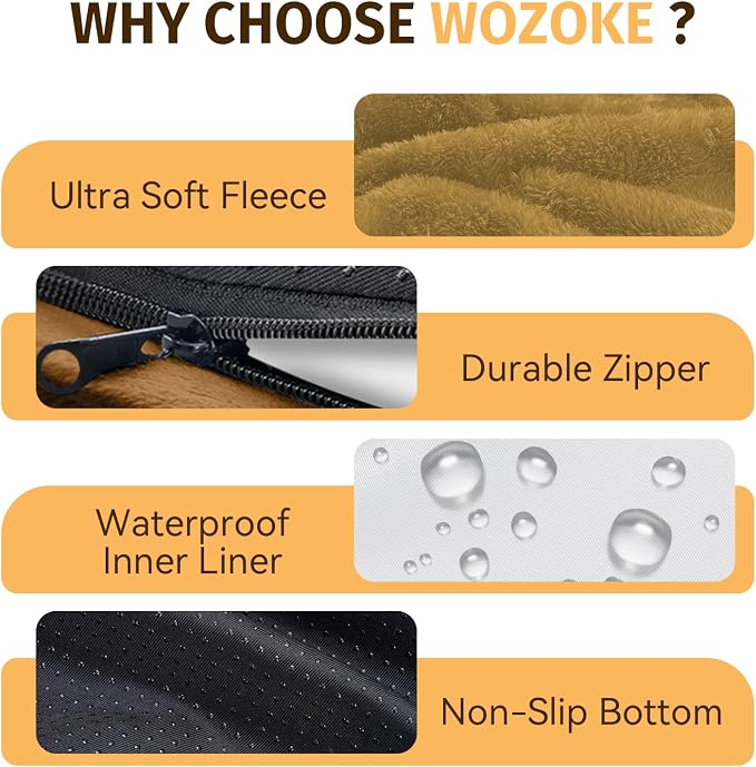 Orthopedic Washable Large Dog Bed: Cooling Dog Bed - Image 6