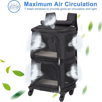 Double Pet Carrier Backpack - Image 3