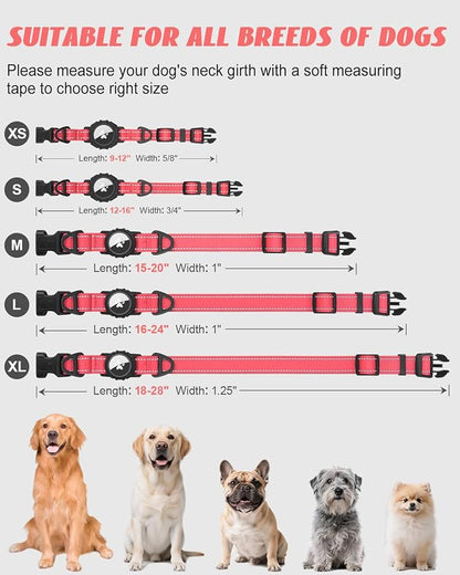 Joytale Airtag Dog Collar, Reflective Pet Collar - Image 6