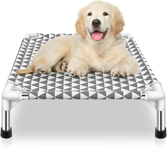Elevated Outdoor Dog Bed Updated Raised Pet Cot Cooling Puppy Bed Lifted Dog Bed by KuntrustDirect