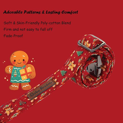 Christmas Dog Collar, Soft Pet Collar Gingerbread Man Cute Dog Collar - Image 4