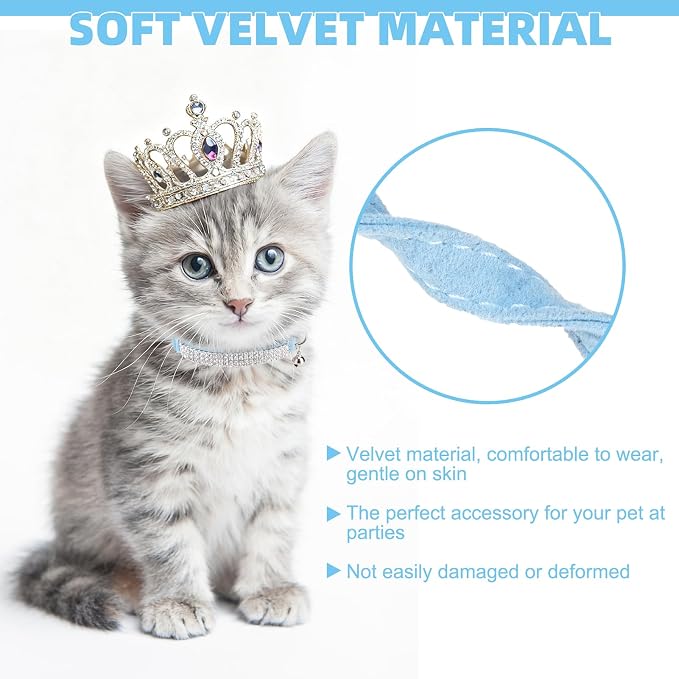EXPAWLORER Soft Velvet Safe Cat Collars - Image 4