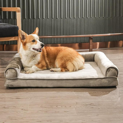 Amazon Basics Dog Bed with Cooling Gel Memory Foam, Pressure-Relief Support - Image 10