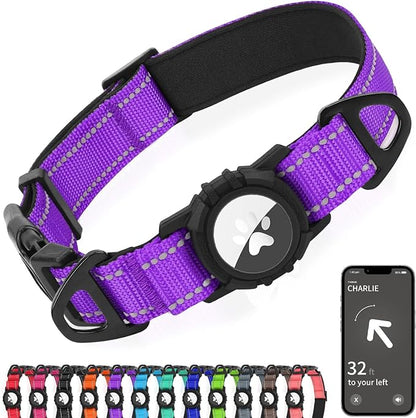 Joytale Airtag Dog Collar, Reflective Pet Collar by Joytale