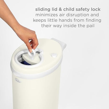 Ubbi Stainless Steel Diaper Pail, Odor Locking, No Special Bag Required - Image 5