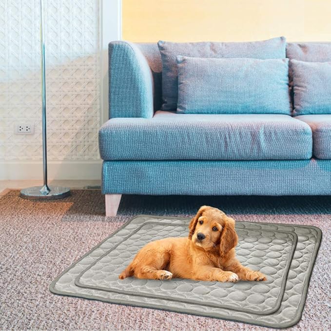 Washable Dog Cooling Mat Ice Silk Cooling Mat - Image 4