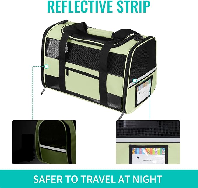 Cat Carrier Pet Dog Carriers TSA Airline Approved - Image 2