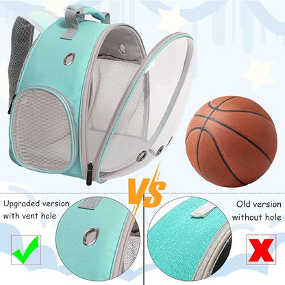 Guinea Pig Backpack, Space Capsule Bubble Window Small Animal Backpack - Image 4