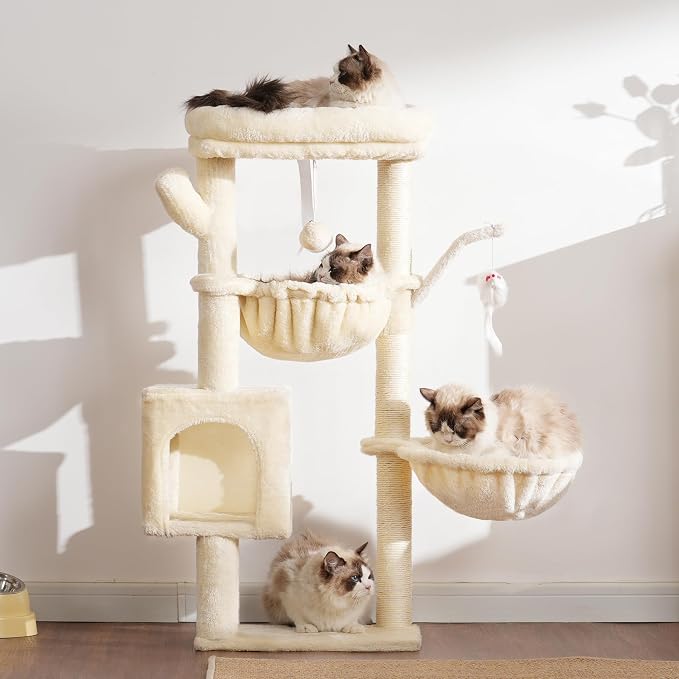 Heybly Cat Tree, 39.4 Inches Tower Condo - Image 9