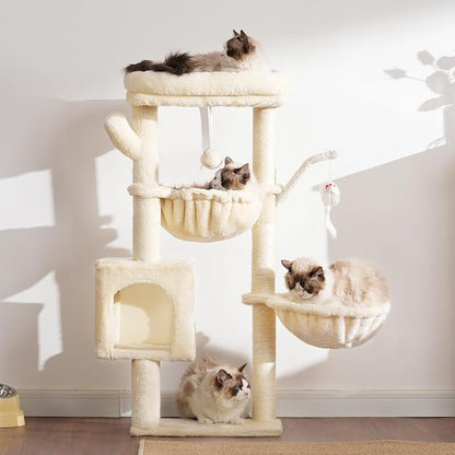 Heybly Cat Tree, 39.4 Inches Tower Condo - Image 9