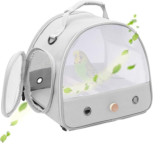 Bird Carrier, Portable Small Bird Parrot Parakeet Carrier by halinfer