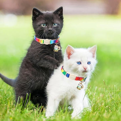 Cat Collar, 2 Pack LGBT Cat Collars Breakaway - Image 5