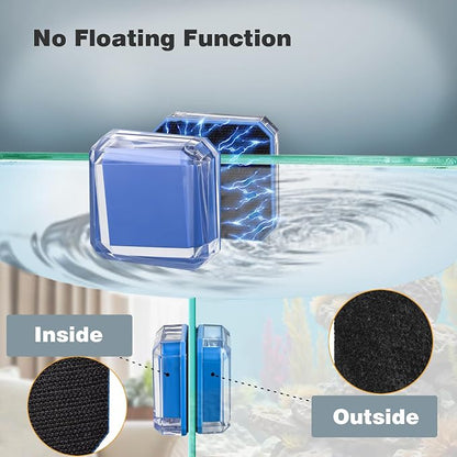 Carefree Fish Aquarium Small Super Magentic Cleaner Fish Tank Algae Scraper - Image 4