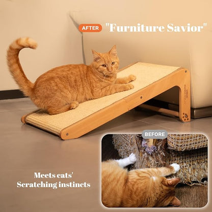 CHEERHOME PETS Sisal Cat Scratcher Ramp - Image 2