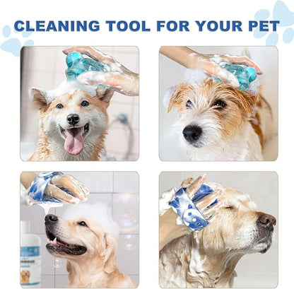 3PCS Dog Bath Brush, Dog Shampoo Brush, Dog Scrubber - Image 6