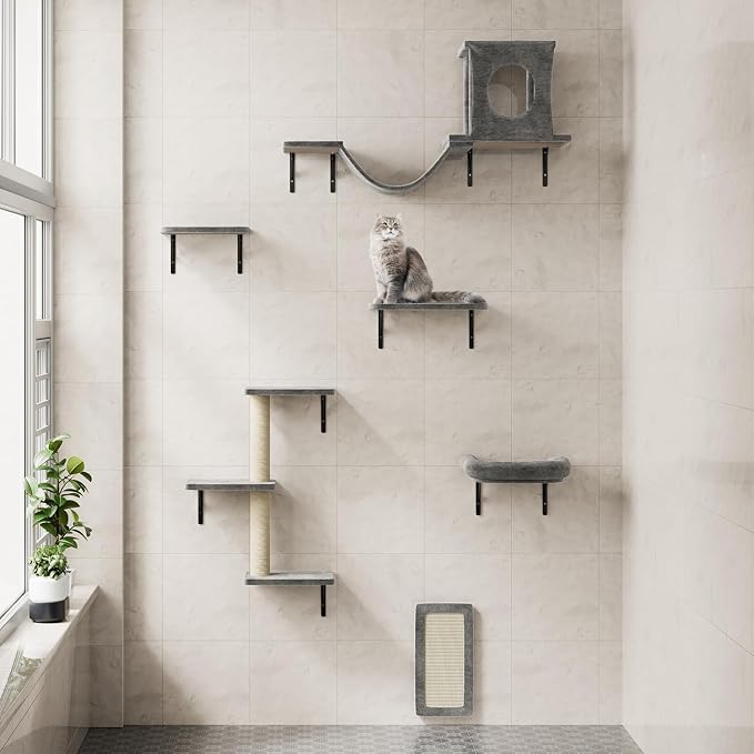 NUNU LAB Cat Wall Shelves, Indoor Cat Furniture - Image 5