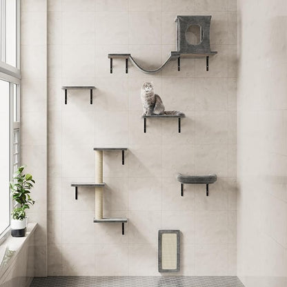NUNU LAB Cat Wall Shelves, Indoor Cat Furniture - Image 5