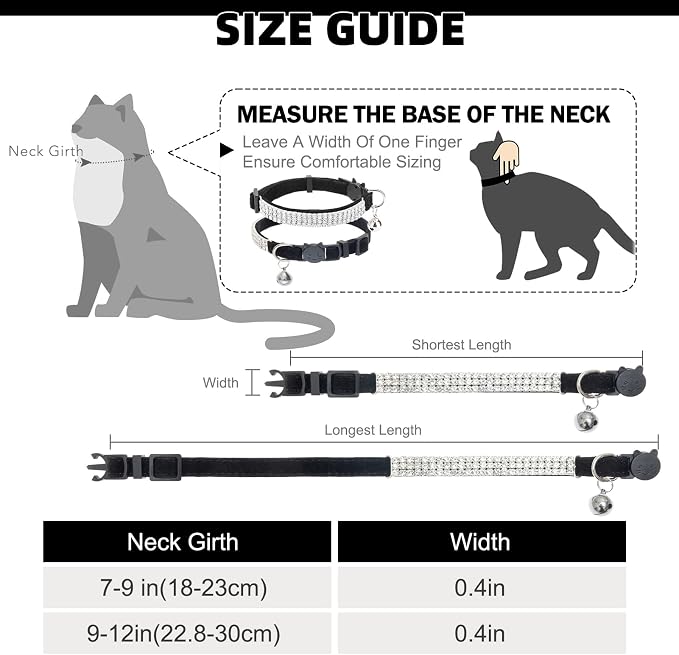 EXPAWLORER Soft Velvet Safe Cat Collars - Image 2