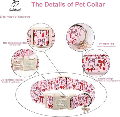 Girl Dog Collar for Medium Dogs - Image 3