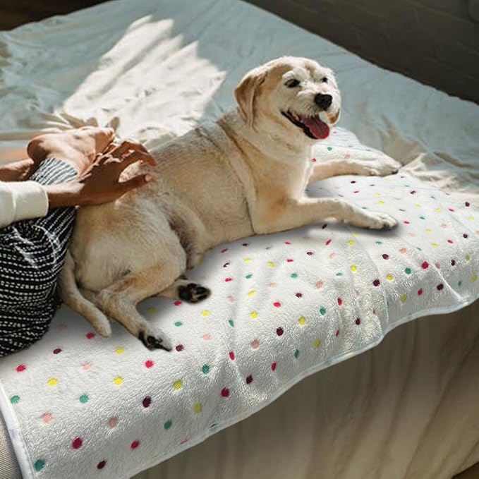 Dog Blankets for Medium Large Dogs, 3 Pack Washable Pet Throw 41" x 31" - Image 7