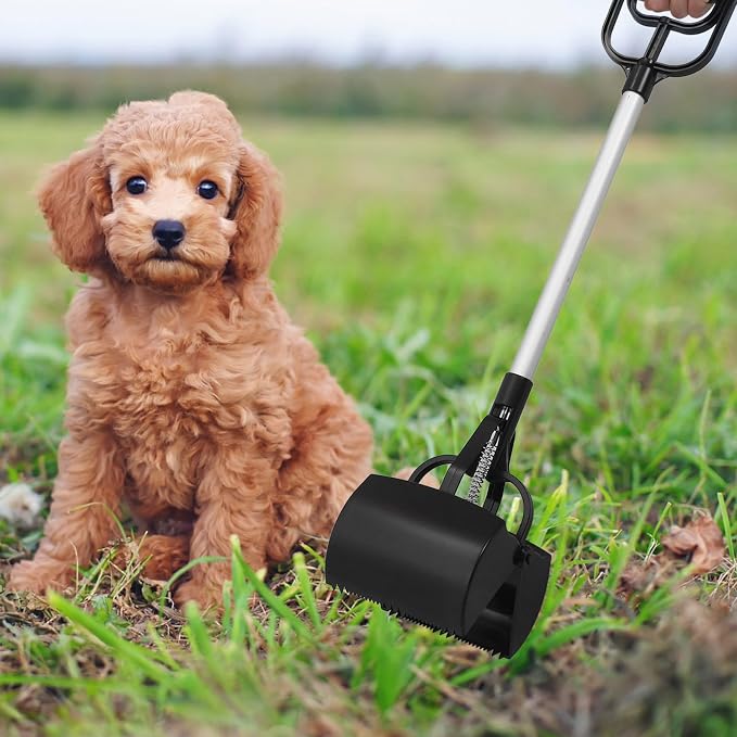 NUOBESTY Long Handle Pet Poop Scoop and Dog Litter Picker, Lightweight Pooper - Image 5