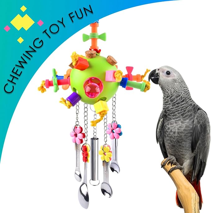 KATUMO Bird Toys, Parrot Pull Spoons Toys - Image 3