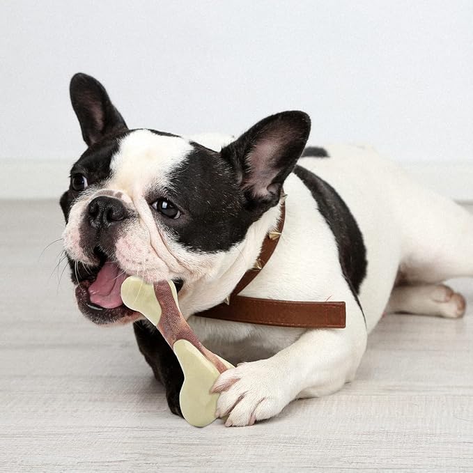 Tikaton Dog Chew Toys for Aggressive Chewers, Peanut Butter Flavor Durable Dog - Image 2
